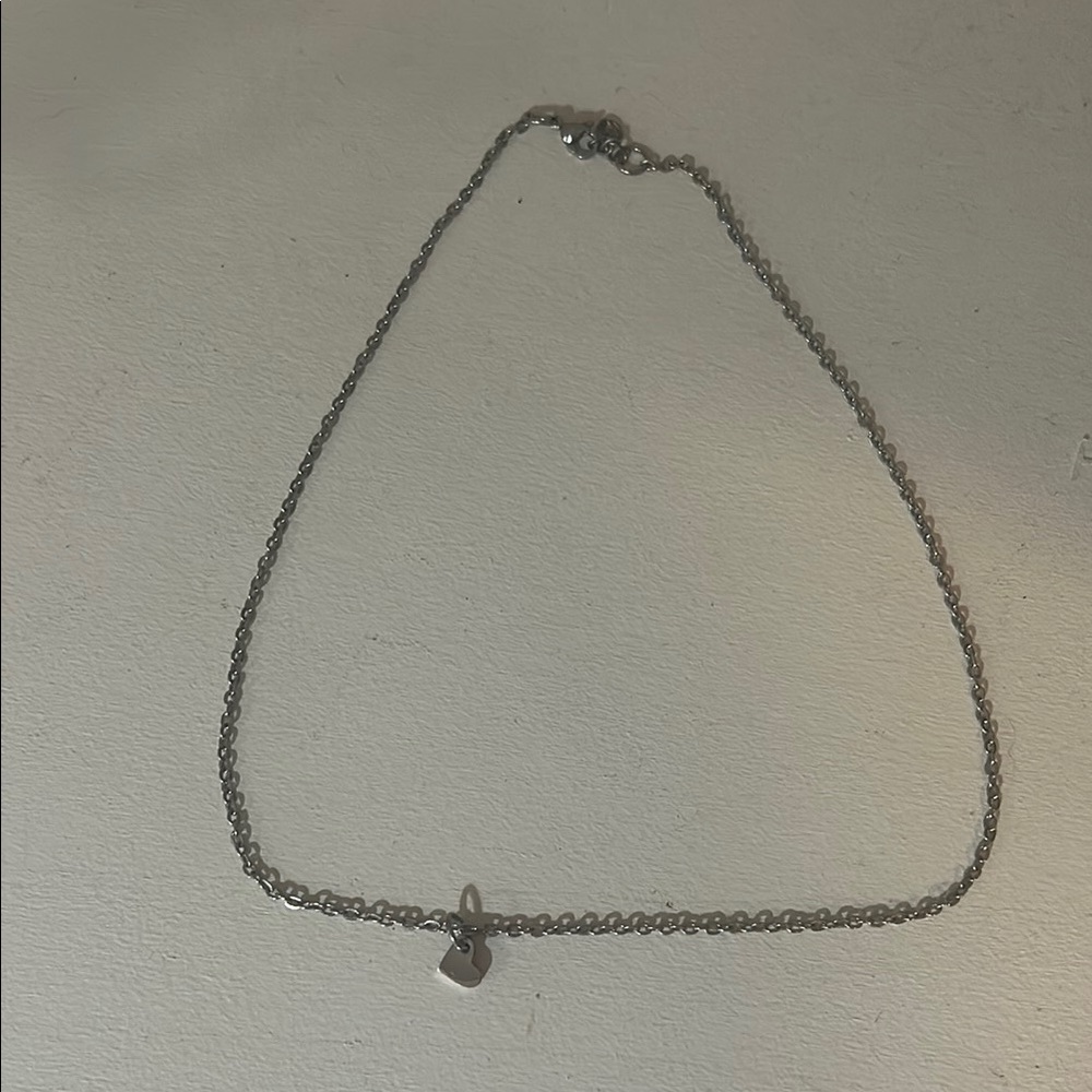 Silver Heart Pendant Necklace